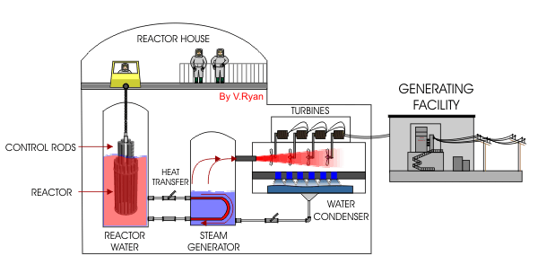 how nuclear power plants generate electricity